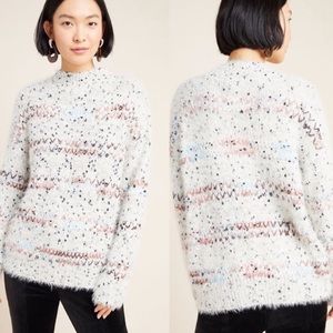 NWOT Anthropologie Raga Fay Eyelash Sweater